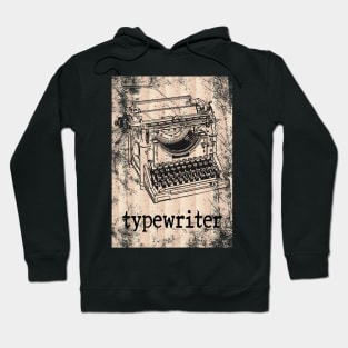 DISTRESSED VINTAGE TYPEWRITER Hoodie